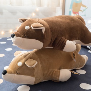 棉床本舖 柴犬兄弟 超呆萌 超人氣 50x15x20CM 2色可選 (超取限購2隻) 交換禮物