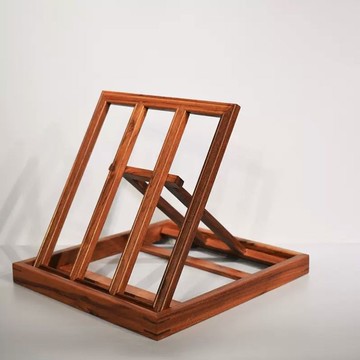 限時下殺 免運/可開票 字帖架臨貼架紅木文房四寶書架明式經書架畫冊架練字架簡易讀書架