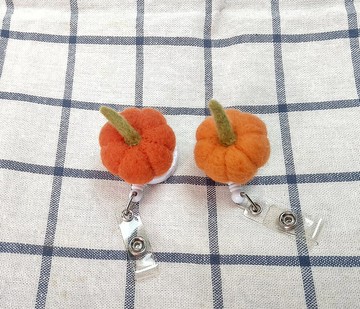 羊毛氈 蔬菜 水果 萬聖節 南瓜 伸縮扣 護士扣