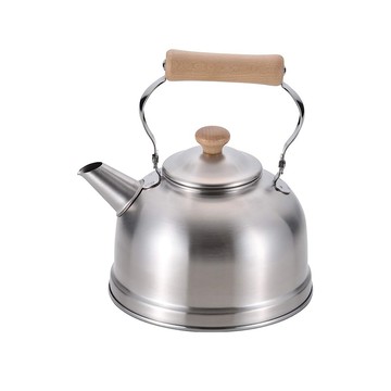 Freiz 千歲 日製復古風木柄不鏽鋼茶壺(IH對應)-2.5L