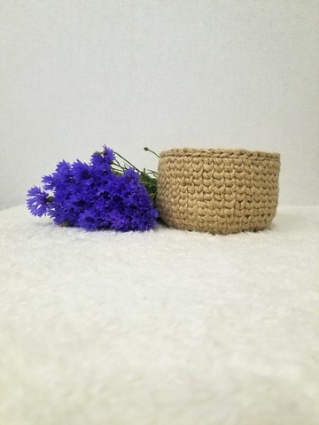 黃麻鉤編籃子鍋具收納浴室籃子廚房籃子仿古籃子