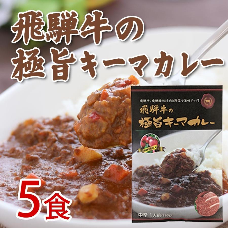 飛騨牛 極旨キーマカレー　５食セット レトルト　まとめ買い