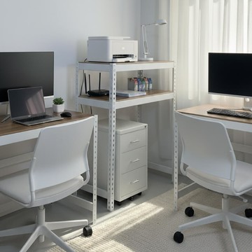 印表機架｜免螺絲角鋼｜長90cm款