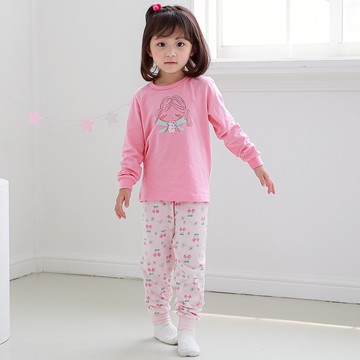 正韓 Cogibu - 極舒適無螢光劑 100% 有機棉幼兒/兒童睡衣/家居服套裝組-小仙子