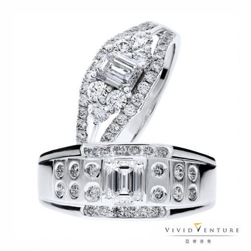 亞帝芬奇璀璨未來GIA50分對戒