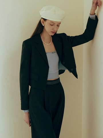 Cropped Jacket_Black
