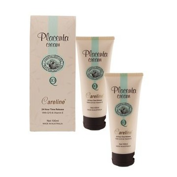【澳洲Careline】胎盤素綿羊霜含Q10及維他命E  (2入組,100ml/條)