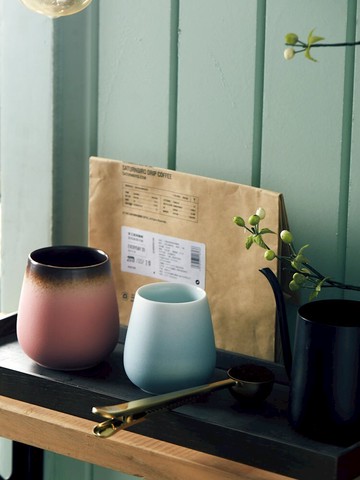 馬卡龍色日式手沖咖啡杯個性磨砂馬克杯水杯北歐簡約杯子陶瓷商用1入