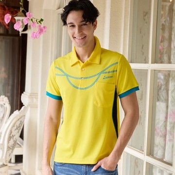 【LEIDOOE】簡約拼接排汗男短POLO衫(96197)