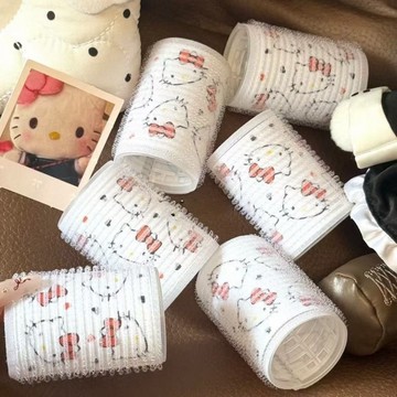 Kitty劉海卷🎀 萌系可愛美樂蒂空氣劉海卷發筒韓式八字前額劉海卷劉海夾卷髮神器 卷髮神器 頭髮造型用具 美樂蒂劉海卷