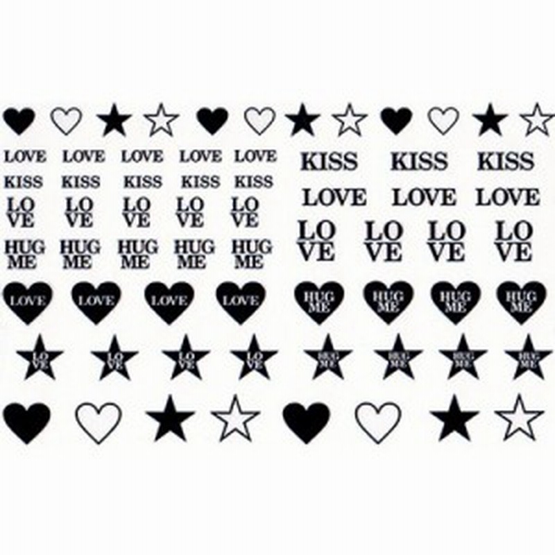 ネイルシール 文字 メッセージ アルファベット イニシャル アメイリー ネイルシール No 2 5 Loveメッセージ 黒 通販 Lineポイント最大1 0 Get Lineショッピング