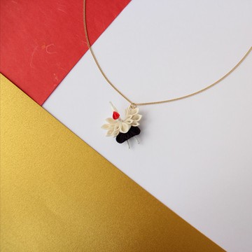 項鍊把手工作慶祝起重機