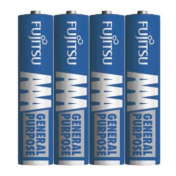 富士通Fujitsu GPTW4號碳鋅電池RO3/收縮膜包/4顆/組