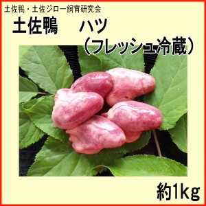 土佐鴨 ハツ （フレッシュ冷蔵）約1kg／土佐鴨・土佐ジロー飼育研究会