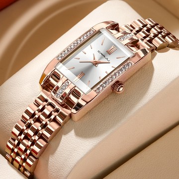 Crrju 原創品牌休閒時尚簡約設計石英防水女士手錶 5026 X