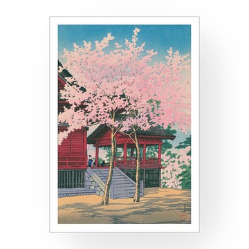 【藝術掛畫】川瀬巴水 Kawase Hasuiu 一 上野清水堂