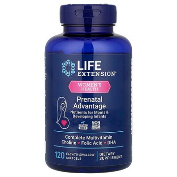Life Extension, Prenatal Advantage，120 粒易吞嚥軟凝膠