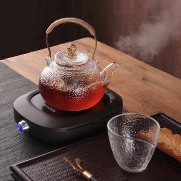 茶壺耐熱玻璃過濾耐高溫單壺家用加厚泡茶器茶水分離燒水壺煮茶壺