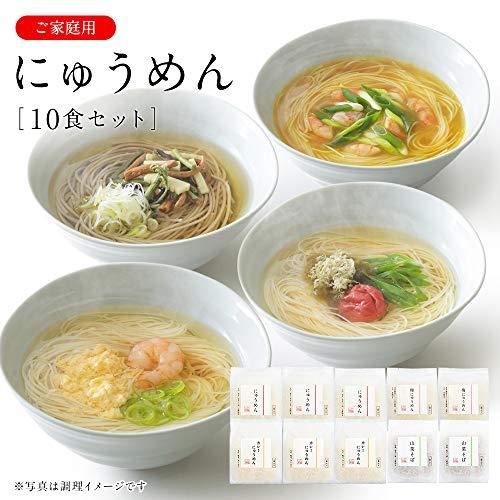 にゅうめん V-CN ご家庭用 10食セット (カレーにゅうめんセットK10N)