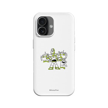 iPhone 17 SolidX 白 - 迪士尼-玩具總動員 Toy Story - 巴斯光年與三眼怪