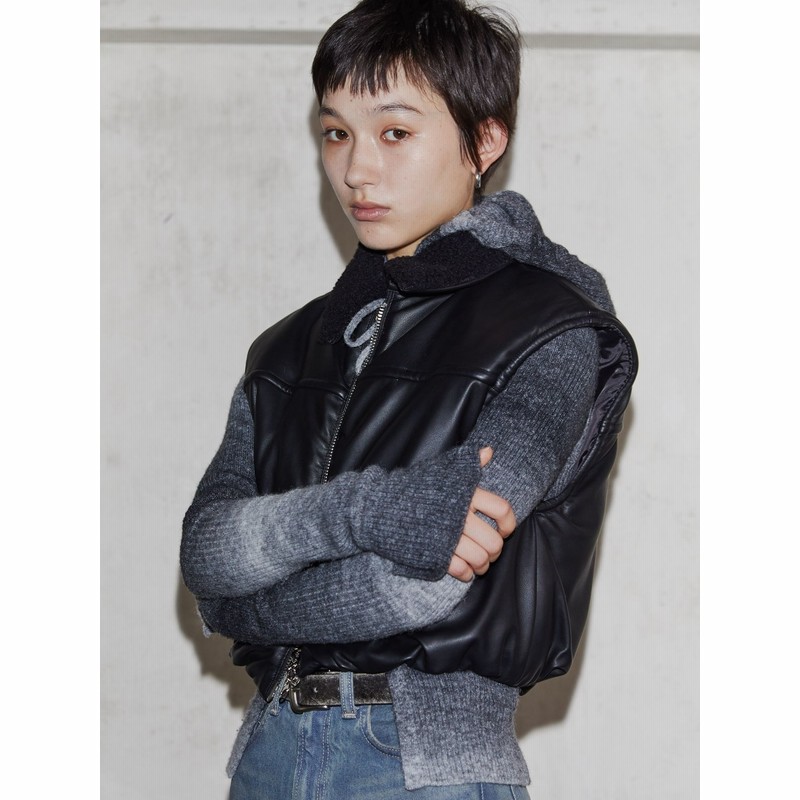 EMODA VEQUM PUFFER COMPACT VEST Fサイズ EMODA VEQUM PUFFER COMPACT VEST Fサイズ