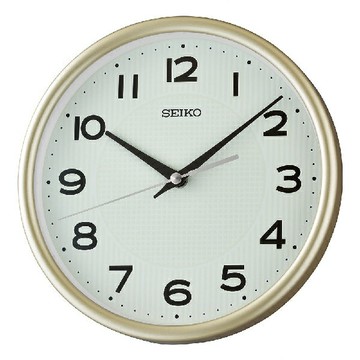 seiko SK037 精工鐘 (QXA836G) 極簡夜光面板掛鐘 金框  21.6cm｜樂天全館特惠中★指定刷卡回饋10%