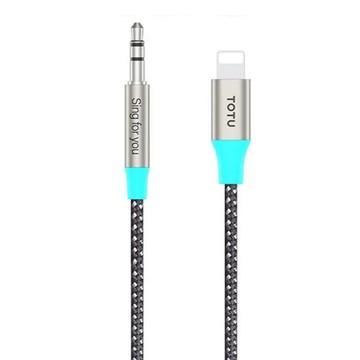 TOTU 拓途 AUX Lightning轉3.5mm音頻轉接器 鋁合金 1米  AD-4  1條