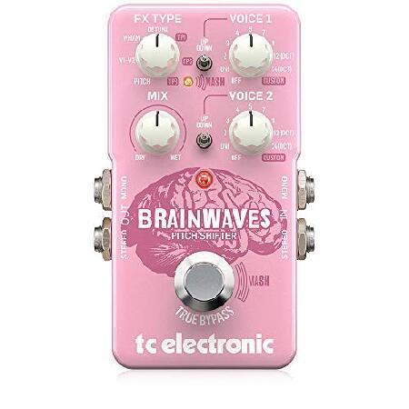 TC Electronic BRAINWAVES PITCH SHIFTER Exceptional Pitch Shifter with Studio-Grade Algorithms, Octave Dual Voices and Groundbreaking MASH Footswitch