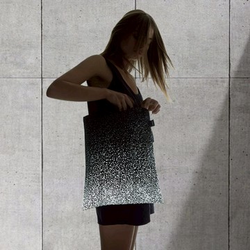 反光托特袋 - 銀河光影