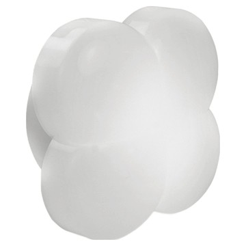 aibo USB充電幸運草造型智能遙控燈  白色