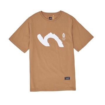 5th STREET｜山形｜男裝｜帳篷印花短袖T恤｜褐色
