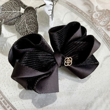 絲絨蝴蝶結髮夾 黑色髮圈 大腸圈 抓夾髮梳 香蕉夾鯊魚夾邊夾