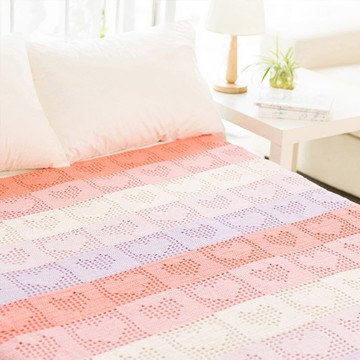 經典心晴毯子毛線diy解悶手工針織棉蓋毯鉤針編織材料包