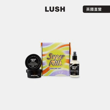 【LUSH 嵐舒】燕麥奶頭髮護理 頭髮護理禮盒(3款頭髮護理/木薑子/香草/葡萄汁/香蕉)