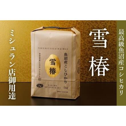 ふるさと納税 最高級魚沼産コシヒカリ「雪椿」10kg(5kg×2袋)　特別栽培米 新潟県津南町