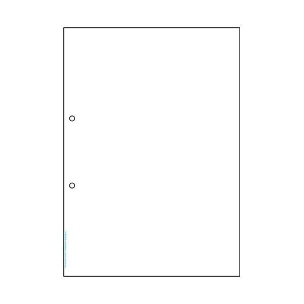 (まとめ) ヒサゴ マルチプリンタ帳票 抗菌タイプ A4 白紙 2穴 BPK2001 1冊(50枚) 〔×3セット〕