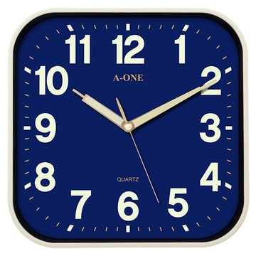 A-ONE 金吉星 掛鐘 台灣製造 超靜音  海軍藍