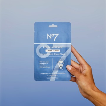 No7 Lift and Luminate Sheet Mask 0.73oz