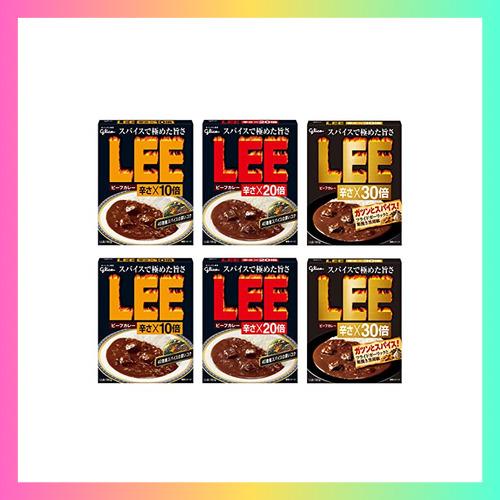 グリコ ビーフカレーLEE 食べ比べ 3種6食セット