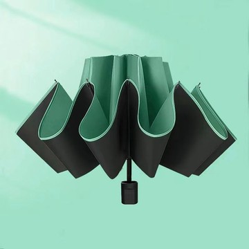 雨傘 反向傘雨傘不濕車遮陽傘太陽傘防曬黑膠四折疊防紫外線晴雨兩用傘 幸福驛站