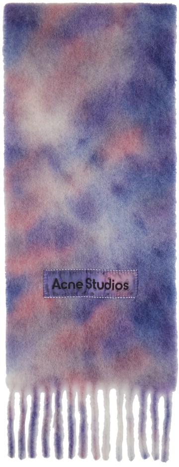 Acne Studios 紫色扎染围巾