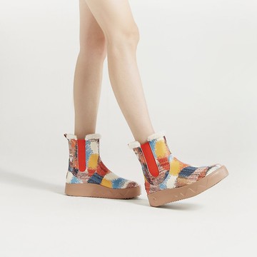 【 Uin 】西班牙原創設計 | 斑斕鸚鵡 彩繪休閒 女靴