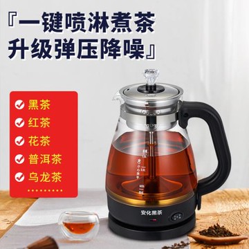 安化黑茶煮茶器蒸汽蒸茶壺家用電熱燒水壺小型辦公室噴淋式蒸茶壺