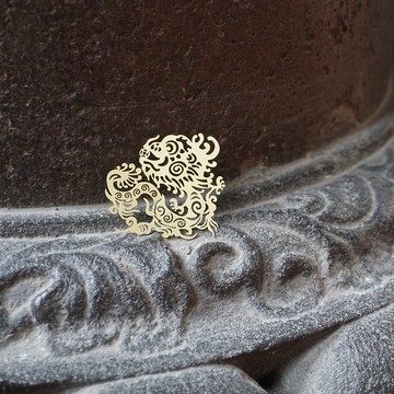 麥麥大節慶-龍運亨通 金屬書籤-金 | 文化節慶 開運祈福 文具送禮