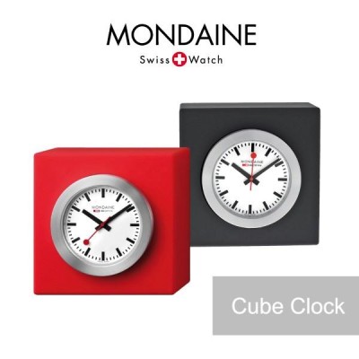 MONDAINE-モンディーン-』Cube Clock〔A660.30318〕[デスククロック キューブ アラーム 目覚まし 置時計 クオーツ] |  LINEブランドカタログ