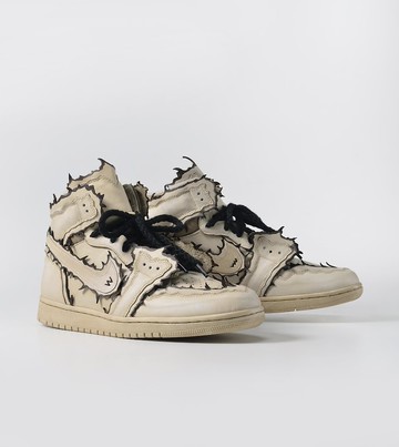 Nike Air JORDAN 1 High-Cut WhiteSand 龍舌蘭 改製(不含鞋)