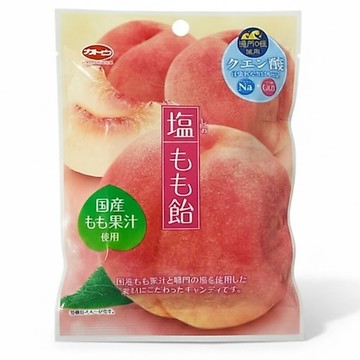*貪吃熊* 日本 加藤 塩桃子風味糖 鹽桃子風味 桃子風味糖 糖果 硬糖 白桃風味 糖果