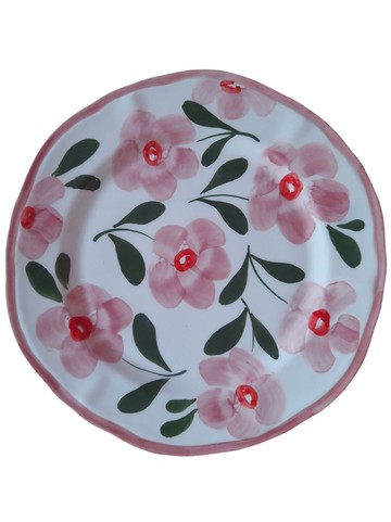 Les-Ottomans - floral-print porcelain plate (27cm) - unisex - China - One Size - White