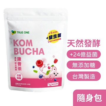 【食在加分】活菌發酵康普茶-隨身包 6公克*10包/袋