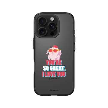 iPhone 16 Pro Clear 酷墨灰 - Friends - 你是最棒的我愛你